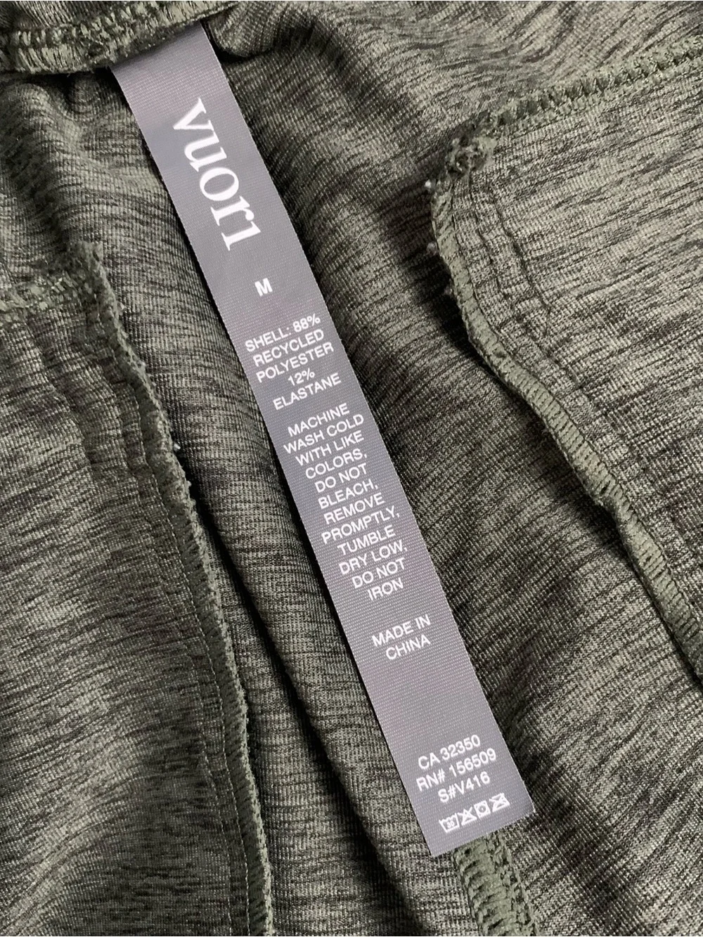 Vuori Sunday Performance Jogger Pants Mens M 28” Drawstring Active Gym V416 - Picture 8 of 9